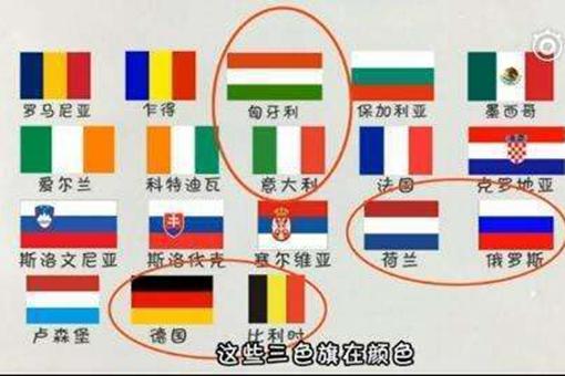 欧洲为什么有很多国家的国旗都是三种颜色的条纹旗?